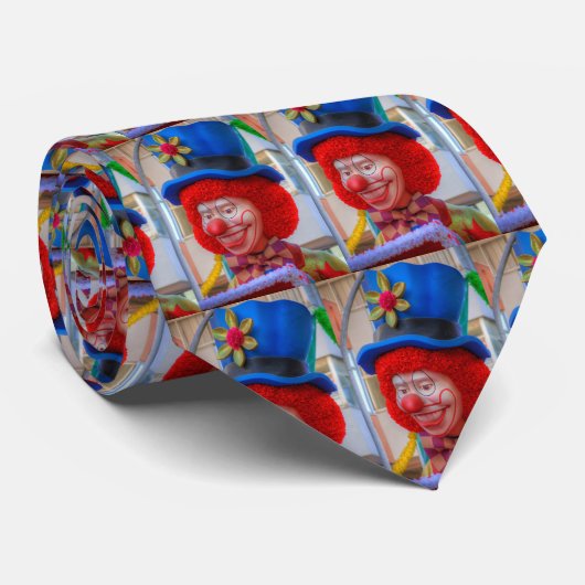 Circus Clown Stropdas (Opgerold)