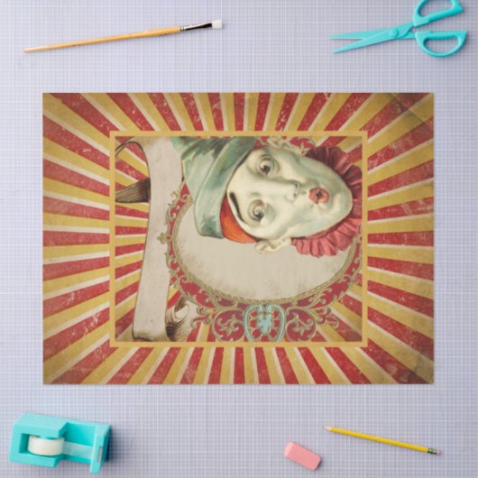 Circus Clown Tissue Papier (Craft)