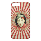  Circus clown with Red Distress Stripes Case-Mate iPhone Case (Achterkant)