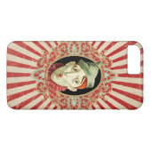 Circus clown with Red Distress Stripes Case-Mate iPhone Case (Achterkant (Horizontaal))