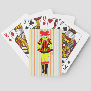 Circus Clown women side show freak horror gothic a Pokerkaarten