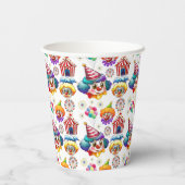 Circus Clowns Papieren Bekers (Achterkant)