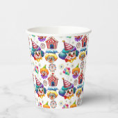 Circus Clowns Papieren Bekers (Links)