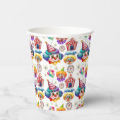 Circus Clowns Papieren Bekers (Rechts)