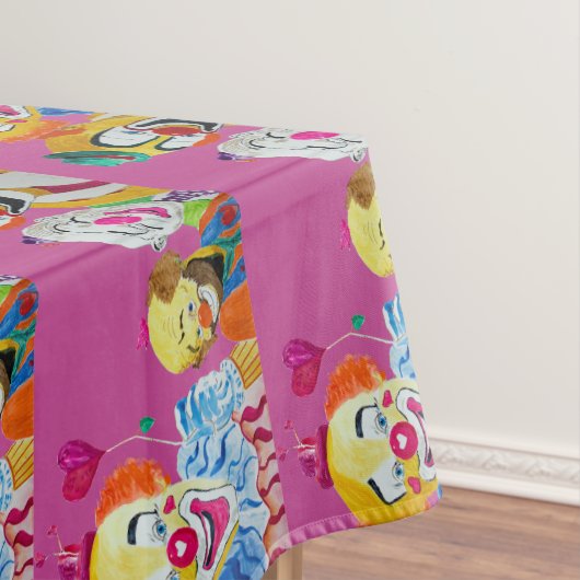 Circus Clowns Table Cloth Tafelkleed (Voorbeeld)