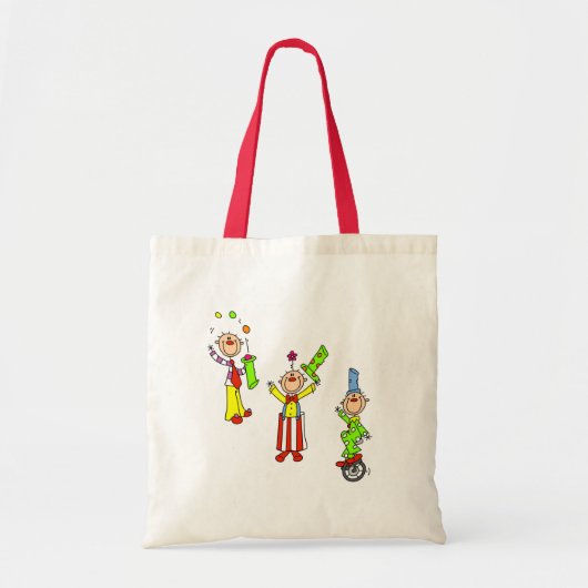 Circus Clowns Tote Bag (Voorkant)