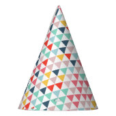 Circus Color Triangles Feesthoedjes (Links)