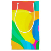 Circus Colors Chaos Abstract Kunstpatroon Klein Cadeauzakje (Voorkant)