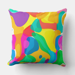 Circus Colors Chaos Abstract Kunstpatroon Kussen