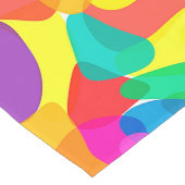 Circus Colors Chaos Abstract Kunstpatroon Lange Tafelloper (Hoek)