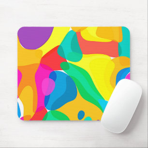 Circus Colors Chaos Abstract Kunstpatroon Muismat