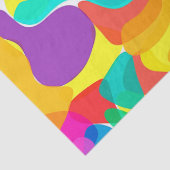 Circus Colors Chaos Abstract Kunstpatroon Tissuepapier (Detail)