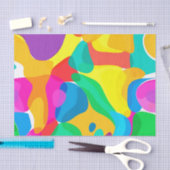 Circus Colors Chaos Abstract Kunstpatroon Tissuepapier (Craft)