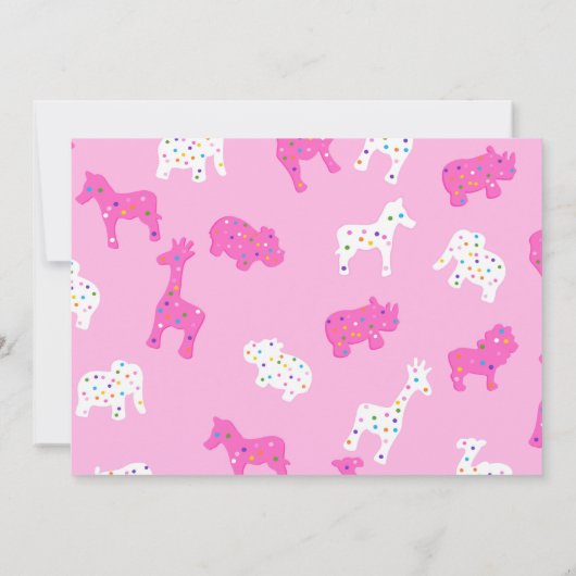 Circus Cookies uitnodiging (Achterkant)