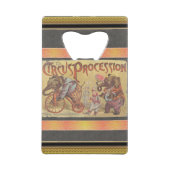 Circus Creditkaart Flessenopener (Voorkant)