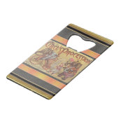 Circus Creditkaart Flessenopener (Voorkant Gekanteld)