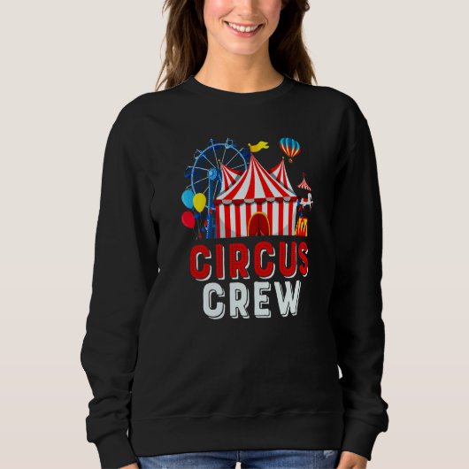 Circus Crew Circus Personeel Kostuum Circus Thema Trui (Voorkant)
