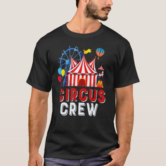 Circus Crew Circus Personeelskostuum Circus Thlek T-shirt (Voorkant)