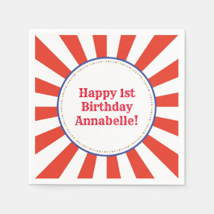 Circus Cute Kind Birthday Party  Servet