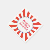 Circus Cute Kind Birthday Party Servet (Hoek)