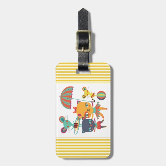 Circus Cuties Bagagelabel (Voorkant verticaal)