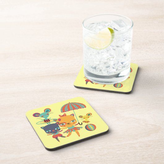 Circus Cuties Bier Onderzetter (Rechterzijde)