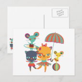 Circus Cuties Briefkaart (Voorkant / Achterkant)