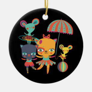 Circus Cuties Keramisch Ornament