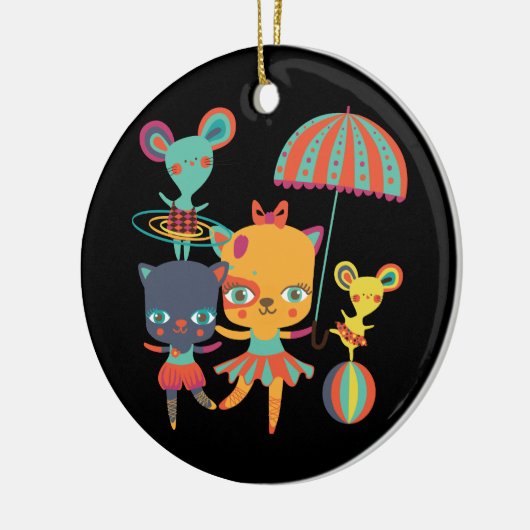 Circus Cuties Keramisch Ornament (Links)