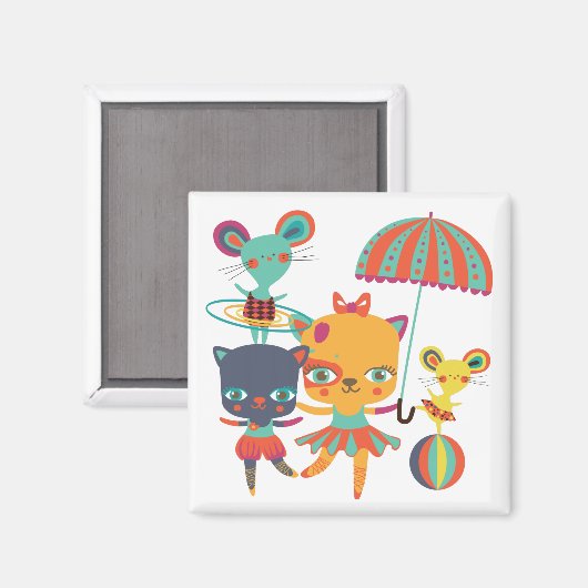 Circus Cuties Magneet (Voorkant / Achterkant)