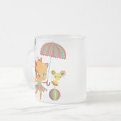 Circus Cuties Matglas Koffiemok (Voorkant links)