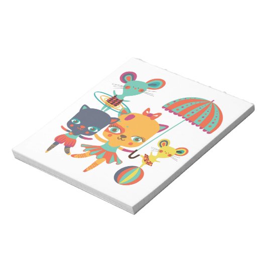 Circus Cuties Notitieblok (Linkerzijde)