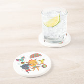 Circus Cuties Zandsteen Onderzetter (Zijkant)