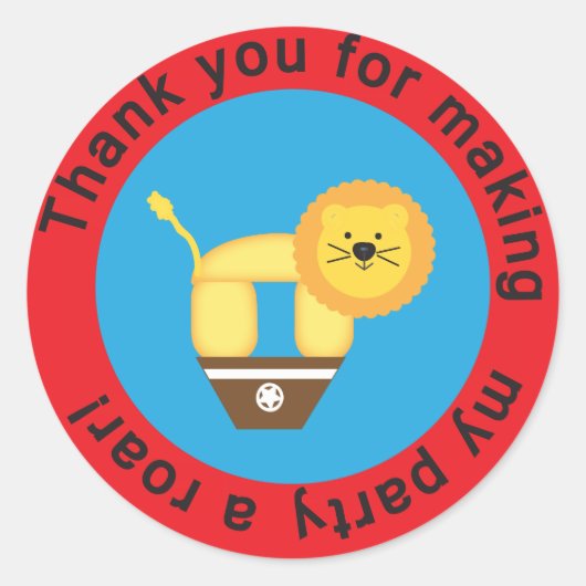 Circus Dank u Stickers (Voorkant)