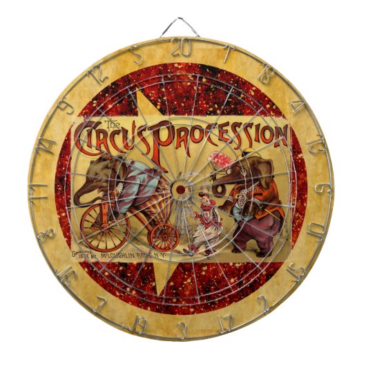 Circus Dart Board Dartbord (Voorkant)