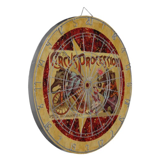 Circus Dart Board Dartbord (Voorkant Links)