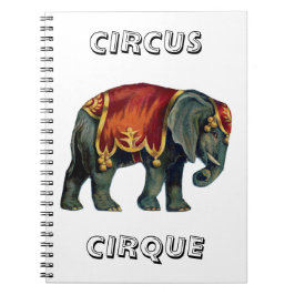  circus dat olifantencircus opvoert, notitieboek