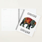  circus dat olifantencircus opvoert, planner (Display)