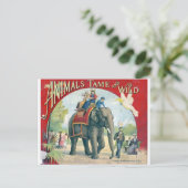 Circus  Design Post Card Briefkaart (Staand voorkant)