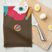 circus design theedoek (Quarter Fold)