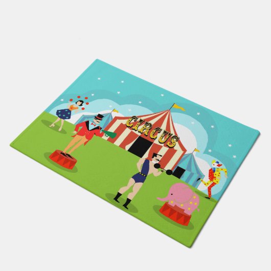 Circus-deur Deurmat (Schuin)