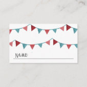 Circus Diaper Raffle Ticket | Circus Baby shower Informatiekaartje (Achterkant)