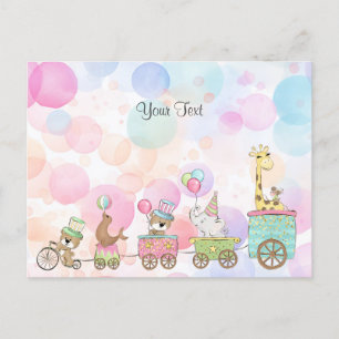 Circus Dieren Briefkaart