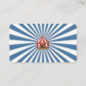 Circus dieren Carnaval plaats kaarten voor buffet Plaatskaartje (Achterkant)