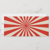 Circus Dieren Carnaval Ticket Verjaardag Uitnodigi (Achterkant)