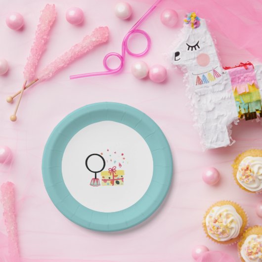 Circus Dieren Kids Verjaardagsfeestje Bord (Feest)