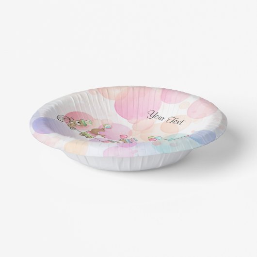 Circus Dieren Papieren kom (Gebogen)