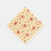 Circus dierenpatroon eerste verjaardag servet (Hoek)