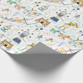 Circus Dierenperformers Inpakpapier (Hoek)