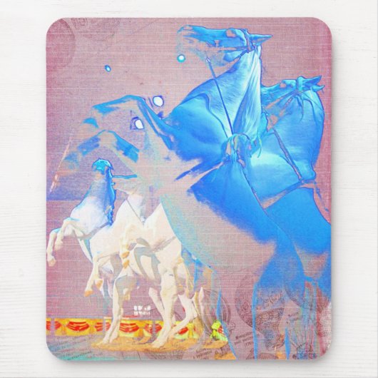 Circus Digital Art Horses Muismat (Voorkant)